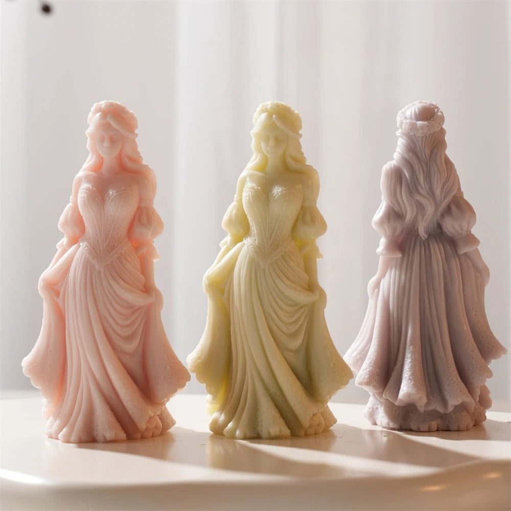 Elegant Woman Silicone Candle Mold | Woman Mold