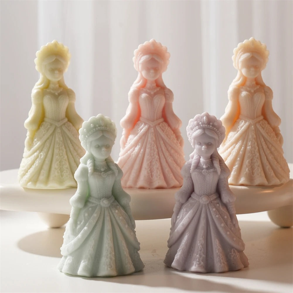 Princess Girl Candle Silicone Mold -  Candle Mold Supplies