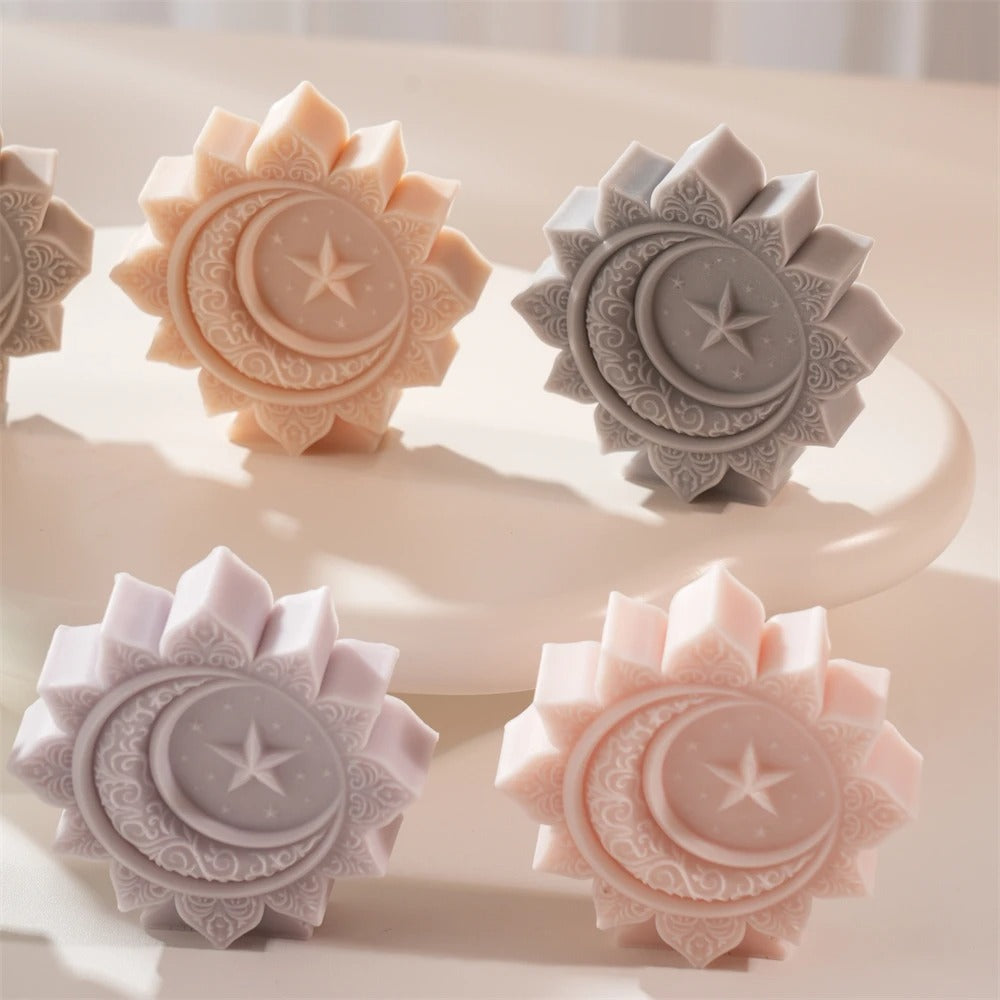 Flower Moon Ramadan Kareem Silicone Mold