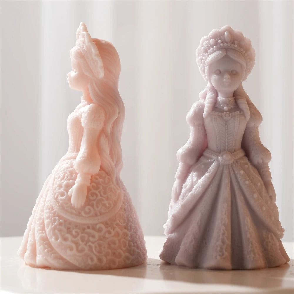 Princess Girl Candle Silicone Mold -  Candle Mold Supplies