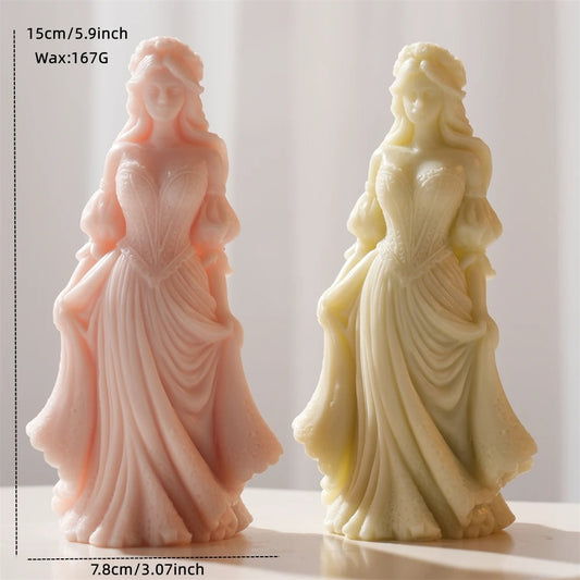Elegant Woman Silicone Candle Mold | Woman Mold