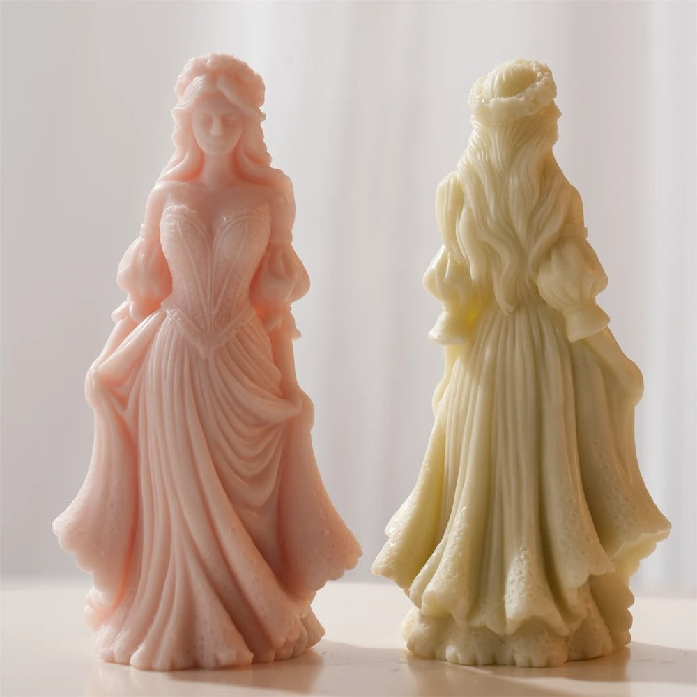 Elegant Woman Silicone Candle Mold | Woman Mold