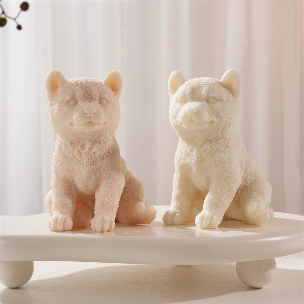 Shiba Inu Dog Silicone Mold | Dog Candle Mold