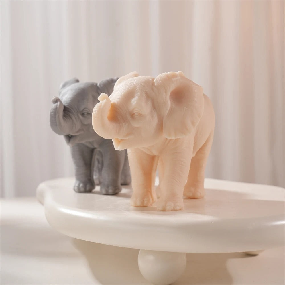 Walking Elephant Silicone Mold | Animal Candle Mold