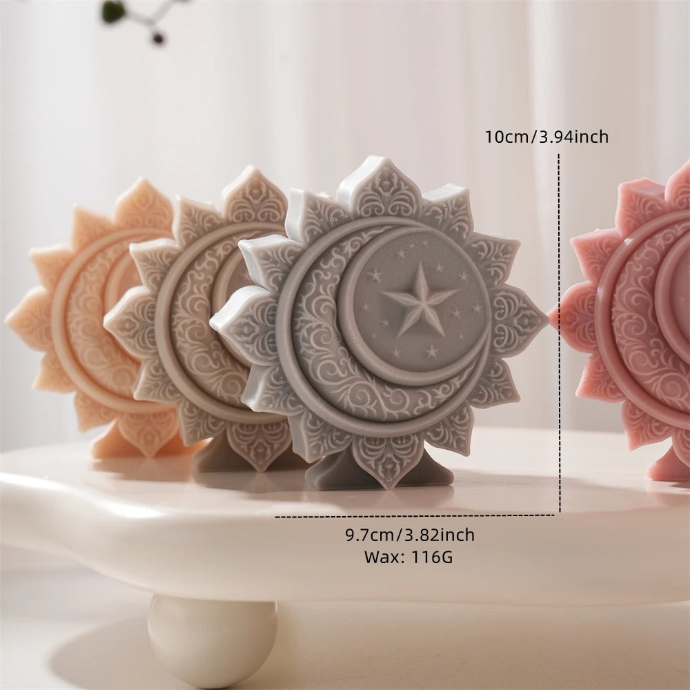 Flower Moon Ramadan Kareem Silicone Mold
