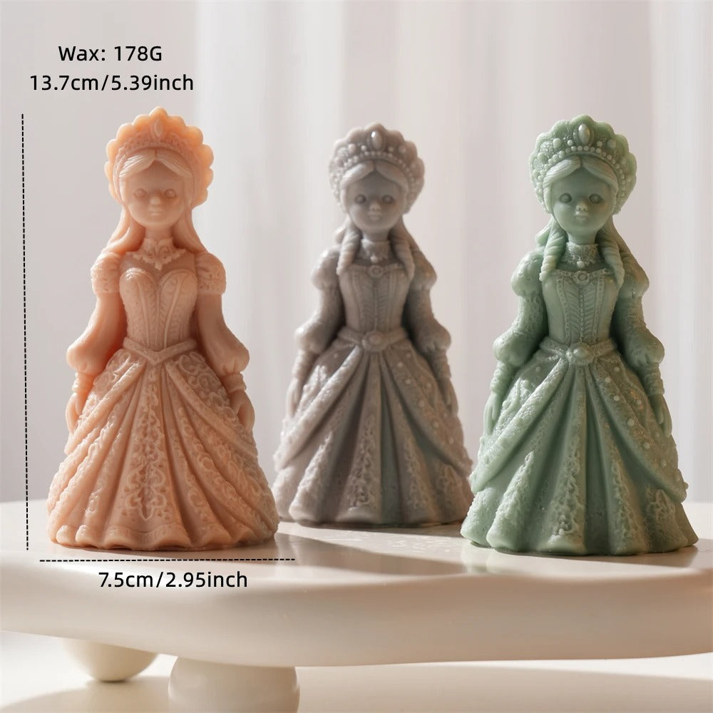 Princess Girl Candle Silicone Mold