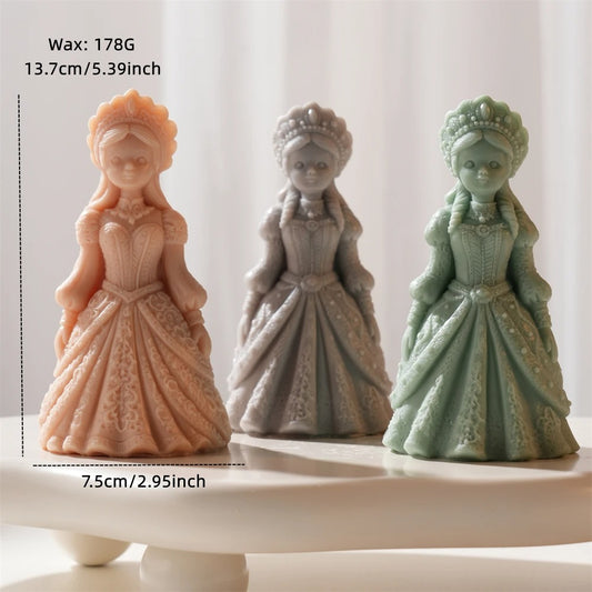 Princess Girl Candle Silicone Mold