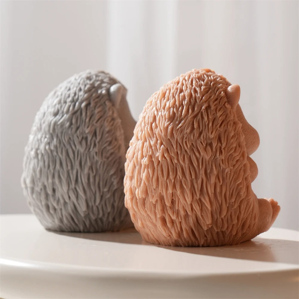 Hedgehog Candle Silicone Mold -  Candle Mold Supplies