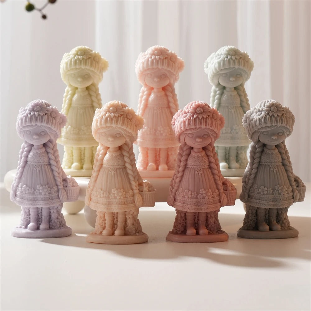 Sunflower Girl Candle Mold -  Candle Mold Supplies