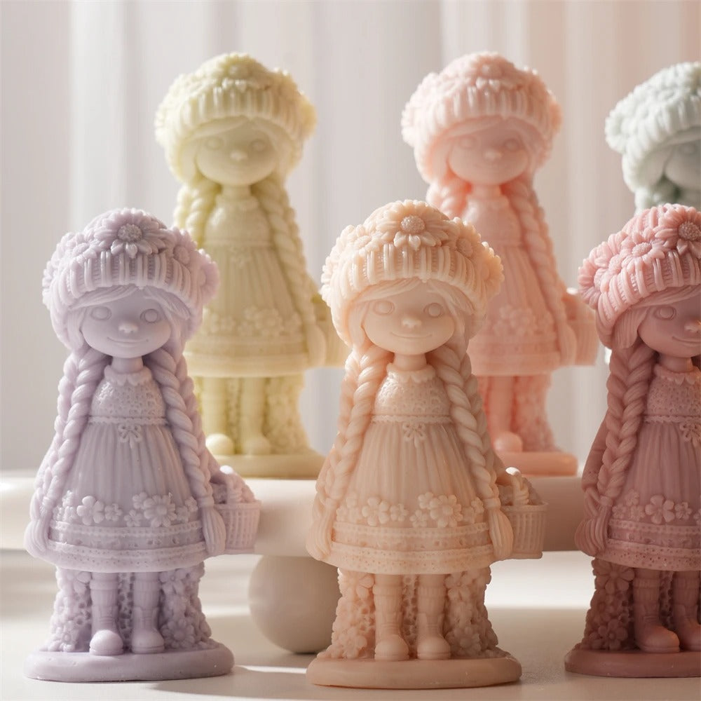 Sunflower Girl Candle Mold -  Candle Mold Supplies