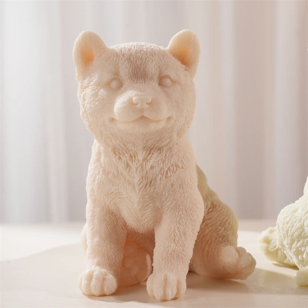 Shiba Inu Dog Silicone Mold | Dog Candle Mold