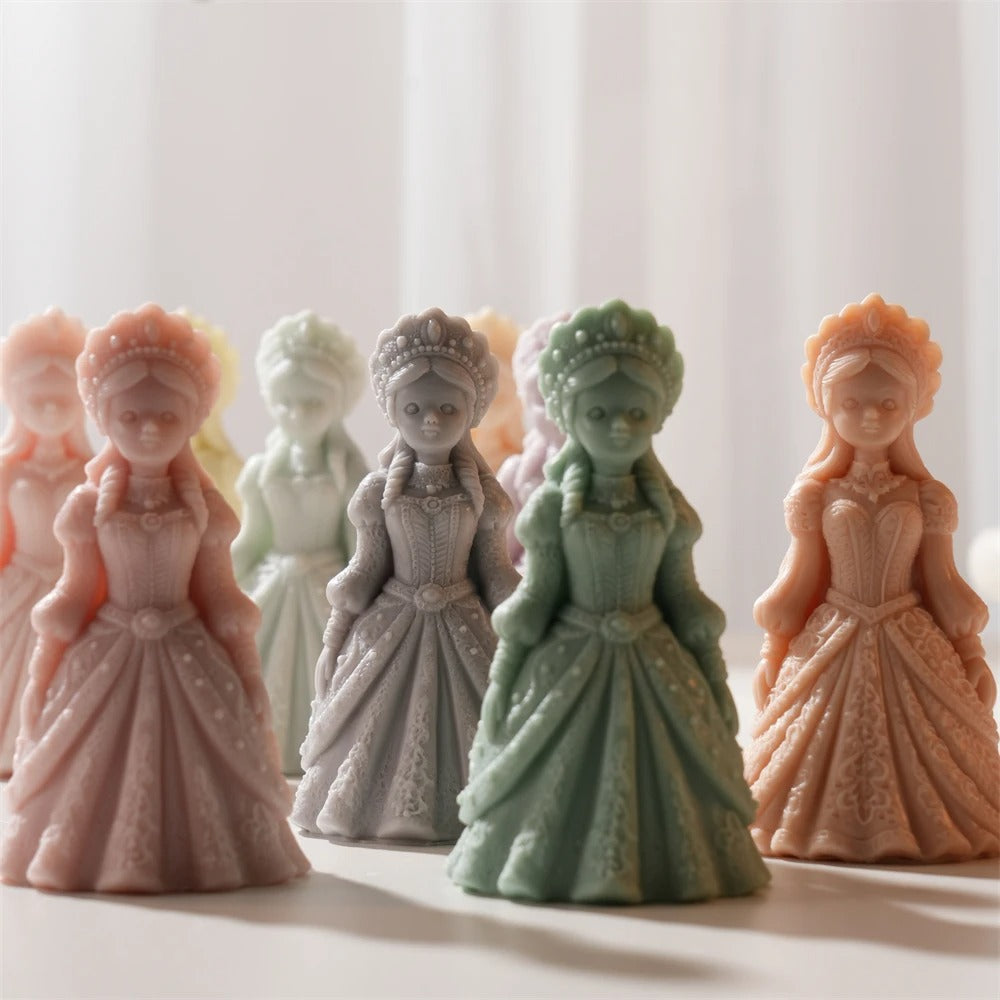 Princess Girl Candle Silicone Mold -  Candle Mold Supplies