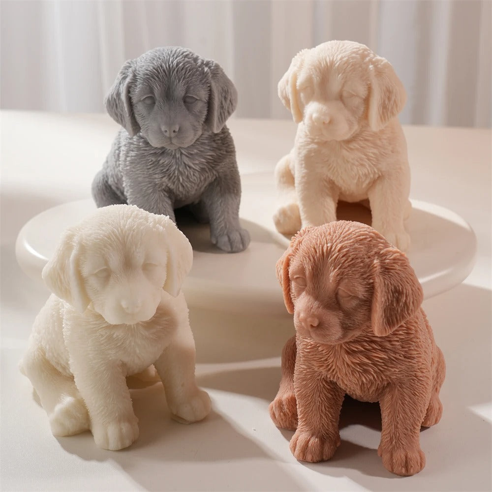 Golden Retriever Dog Candle Mold | Dog Candle Mold