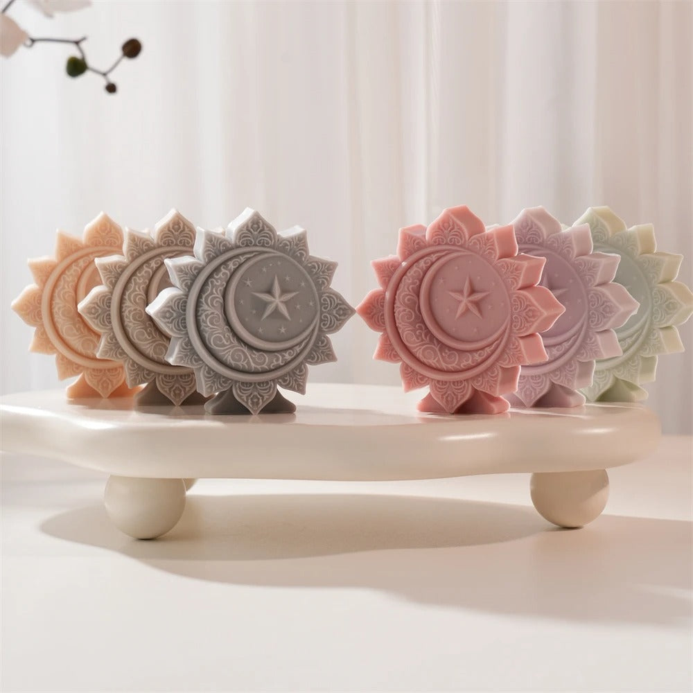 Flower Moon Ramadan Kareem Silicone Mold