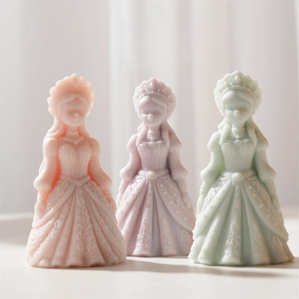 Princess Girl Candle Silicone Mold -  Candle Mold Supplies