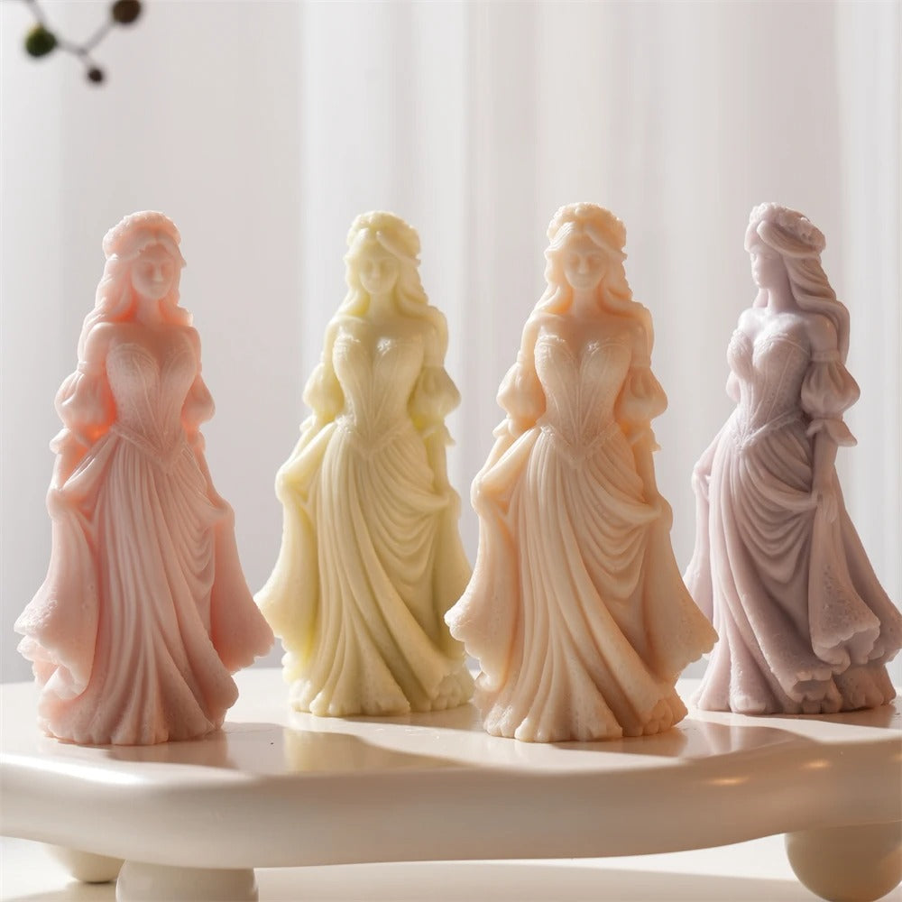 Elegant Woman Silicone Candle Mold | Woman Mold