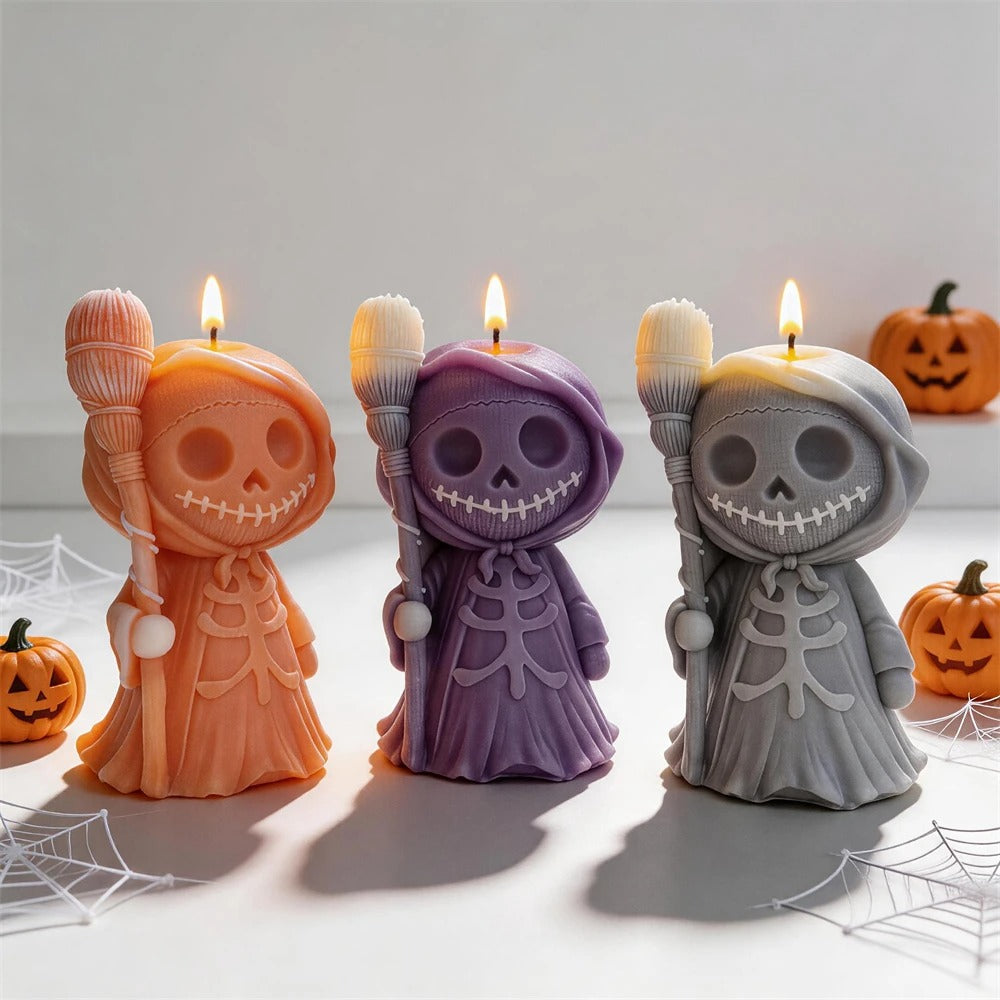 Halloween Gothic Skeleton Silicone Mold