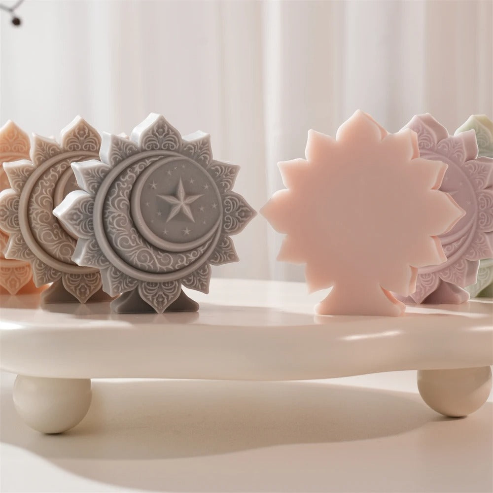 Flower Moon Ramadan Kareem Silicone Mold