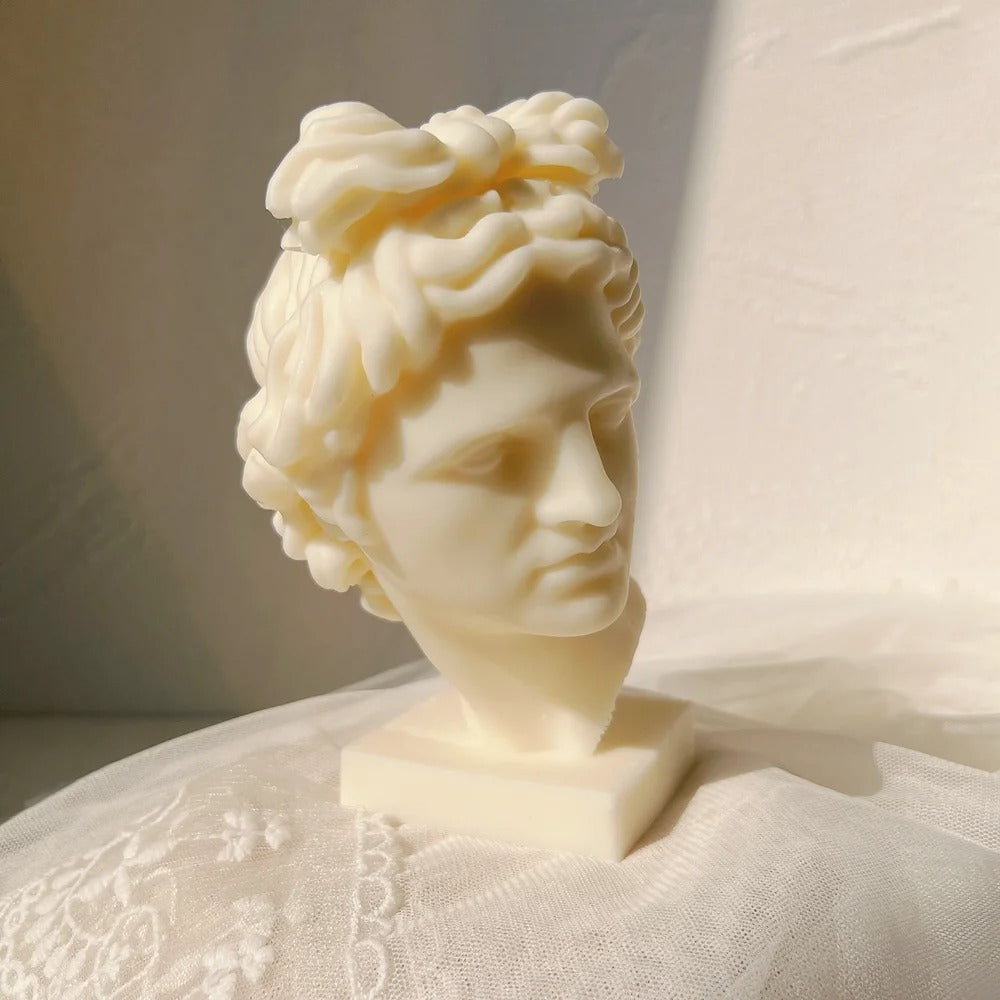 Greek Goddess Bust Statue Silicone Molds -  Candle Mold Supplies