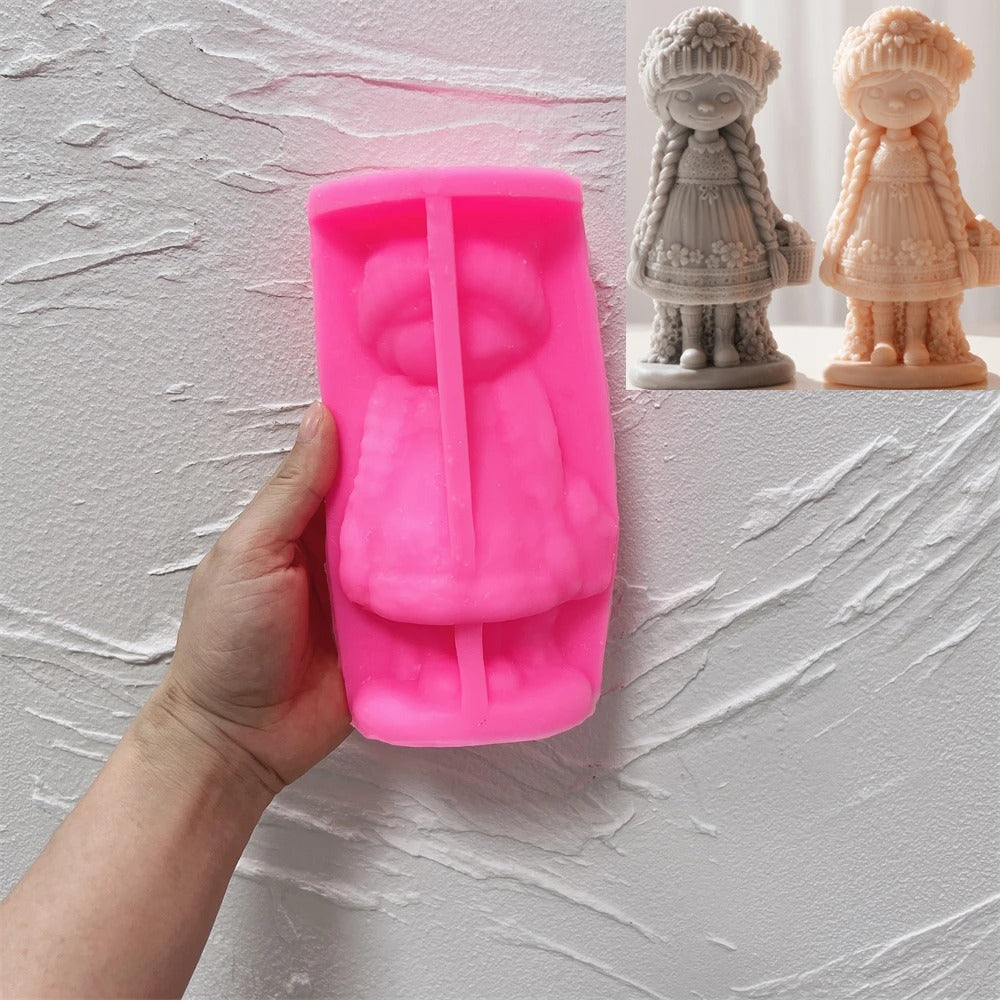 Sunflower Girl Candle Mold -  Candle Mold Supplies
