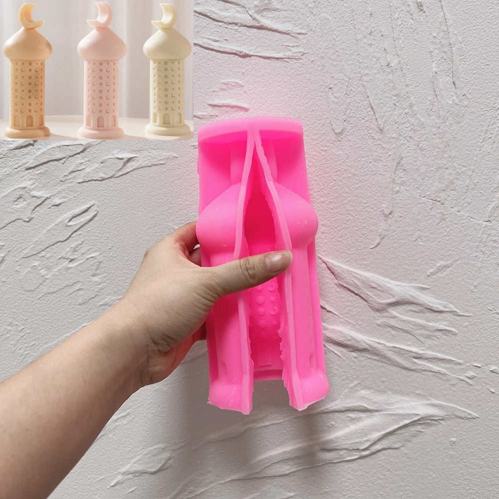 Islamic Ramadan Kareem Lantern Silicone Mold -  Candle Mold Supplies
