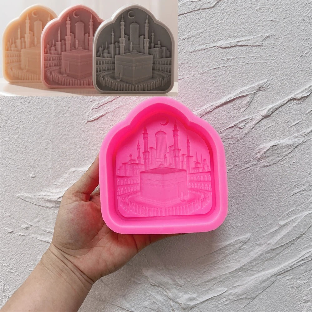 Mubarak Ramadan Decor Kaaba Candle Mold