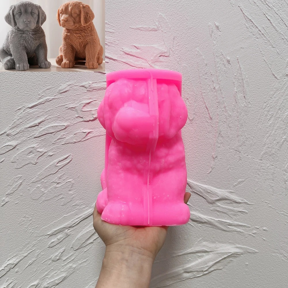 Golden Retriever Dog Candle Mold | Dog Candle Mold
