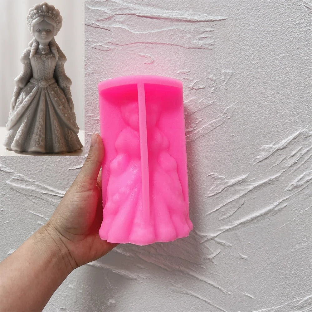 Princess Girl Candle Silicone Mold -  Candle Mold Supplies
