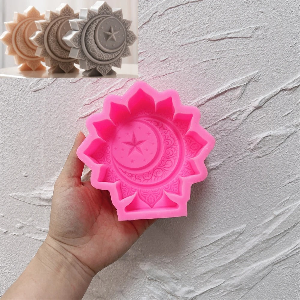 Flower Moon Ramadan Kareem Silicone Mold
