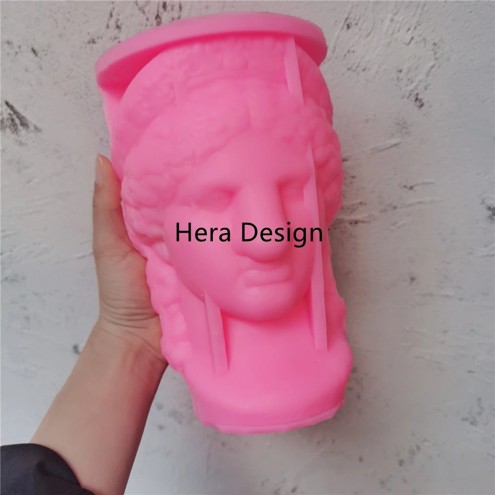 Greek Goddess Bust Statue Silicone Molds -  Candle Mold Supplies