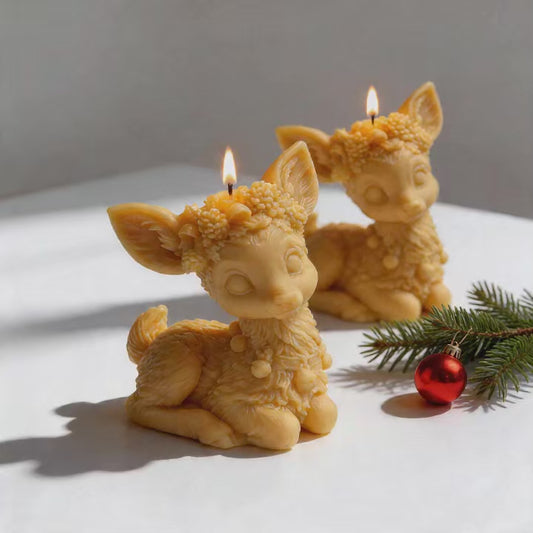 Christmas Sitting Reindeer Silicone Mold